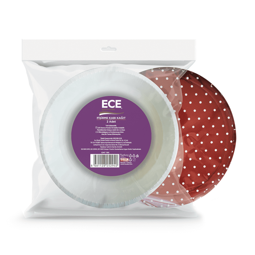 Yuvarlak Kağıt Pişirme Kabı